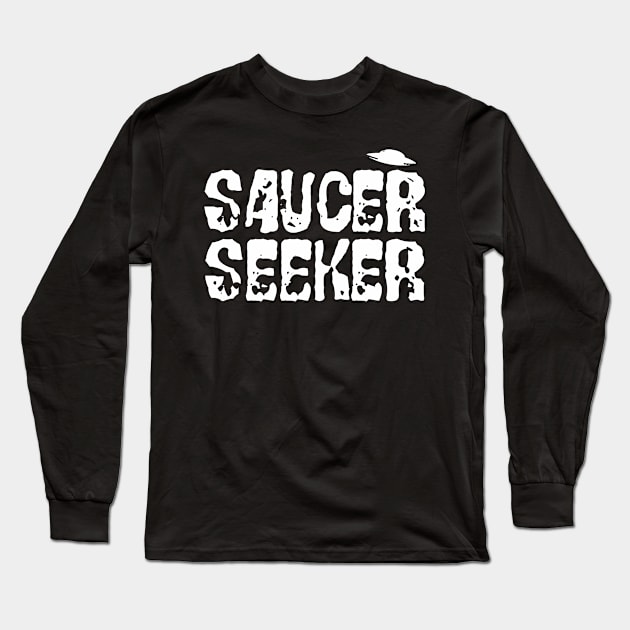 Saucer Seeker Long Sleeve T-Shirt by jeltenney